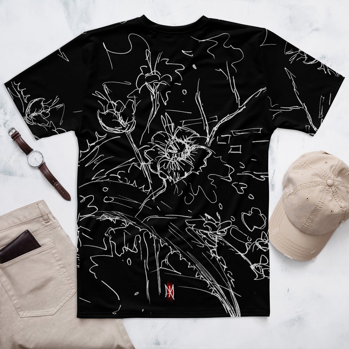 All-over T-shirt-plants