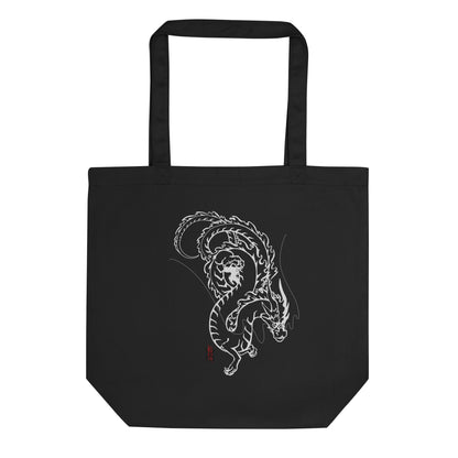 Eco Tote Bag with Wolf Design