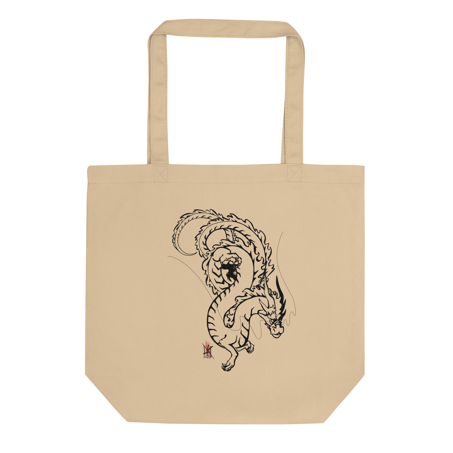 Eco Tote Bag with Wolf Design