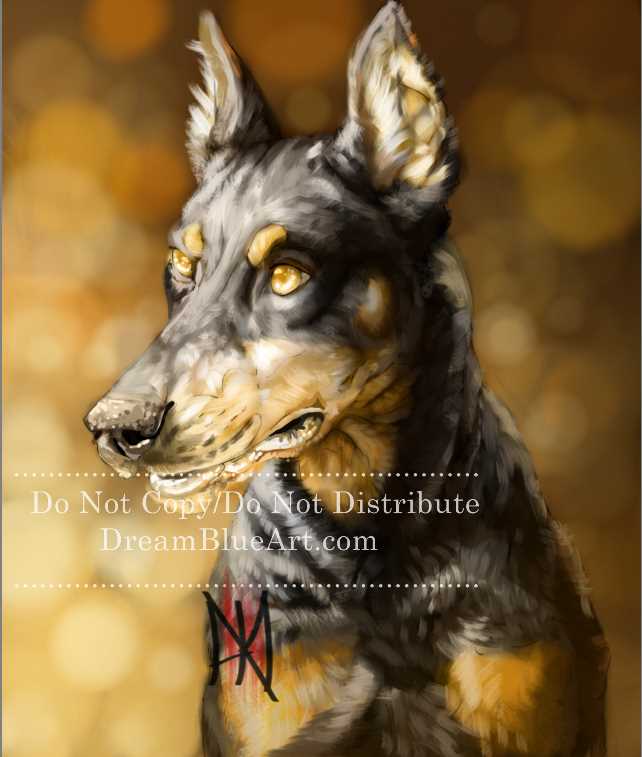 Doberman The Gold Light - Digital Download