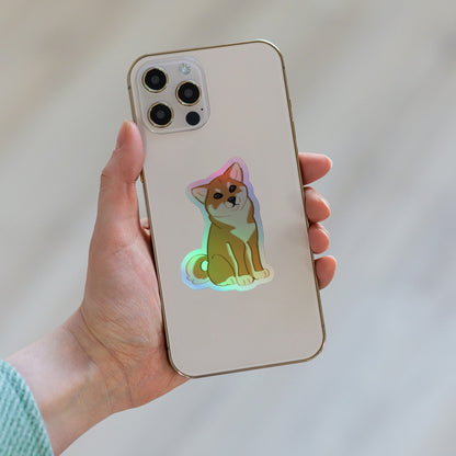 Holographic stickers - Shiba-Inu