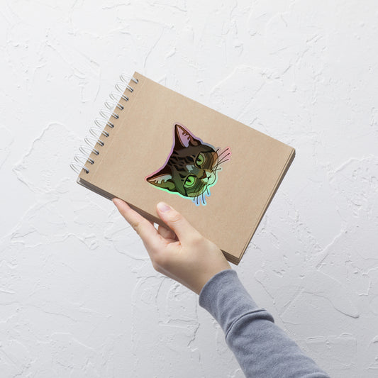 Holographic stickers - Cat