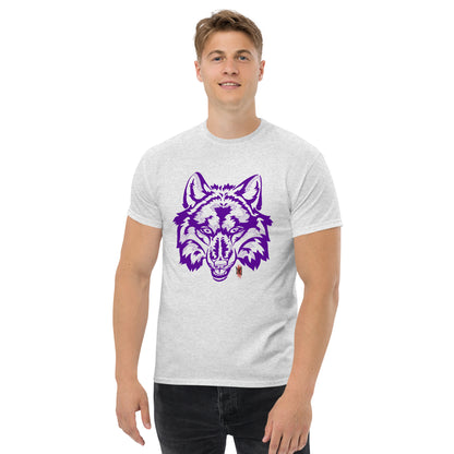 T-Shirt with Animalistic Wolf Design