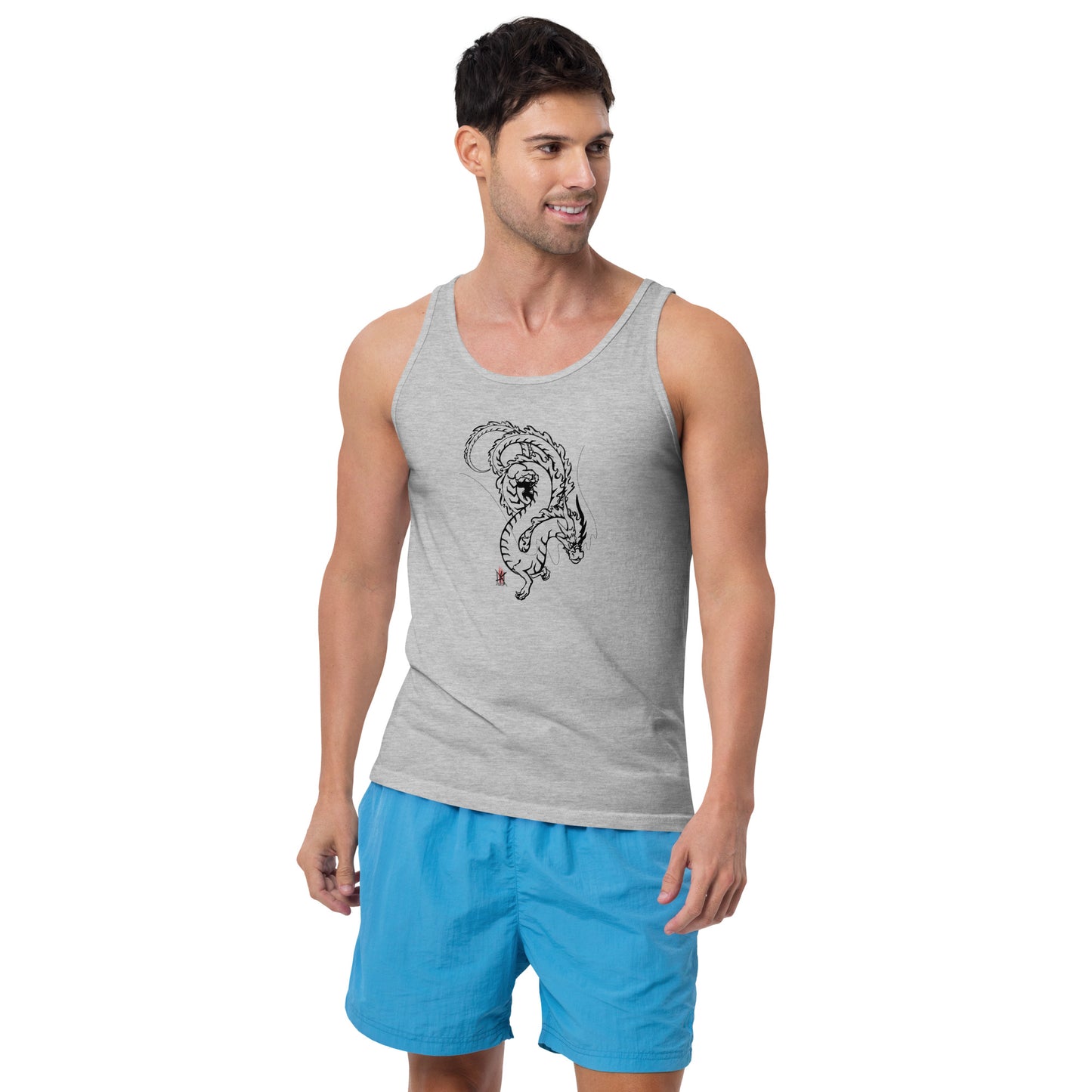 Tank Top with Dragon Design