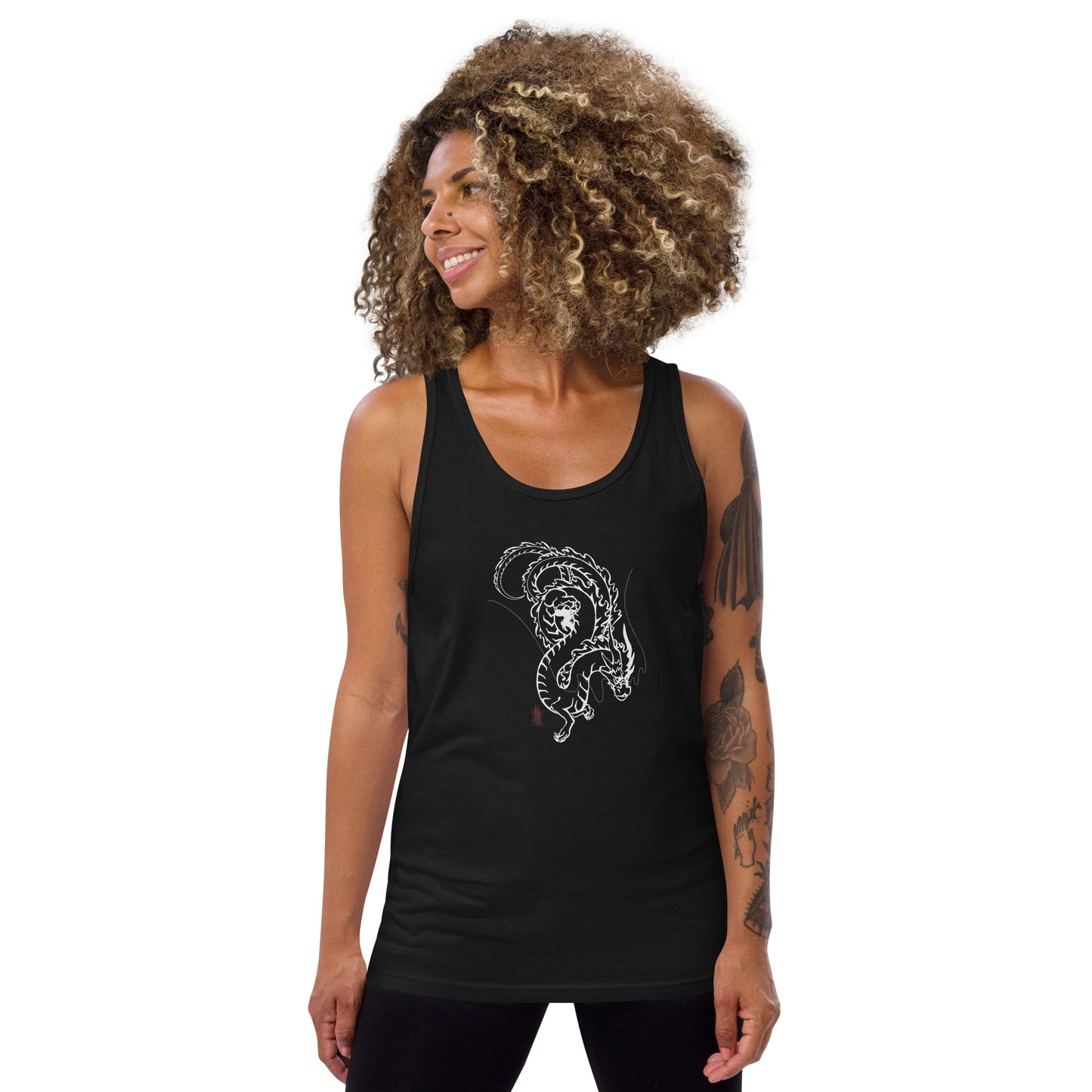 Tank Top with Dragon Design