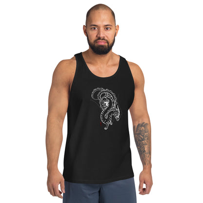 Tank Top with Dragon Design