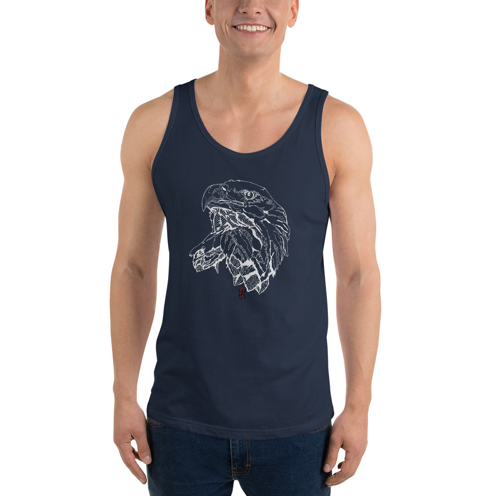 Tank Top with Bold Eagle Design