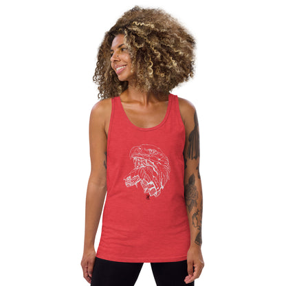 Tank Top with Bold Eagle Design