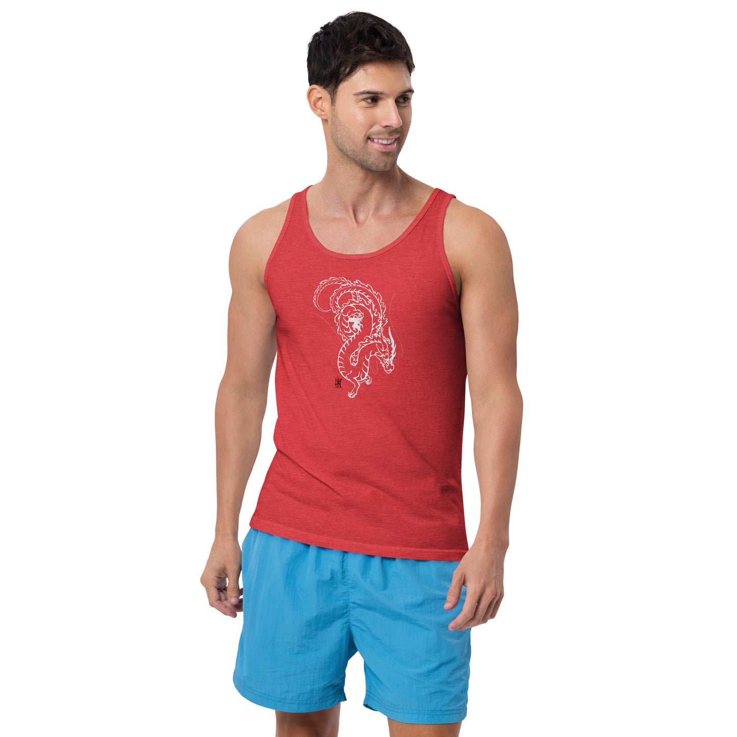 Tank Top with Dragon Design