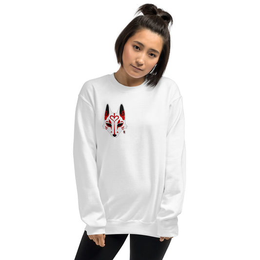 Crew Neck Sweatshirt - Fox Mask