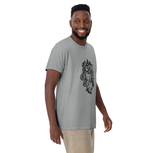 Loose-Fitting 100% Cotton T-Shirt - Animalistic Lion