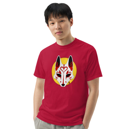 Premium T-Shirt - Printed Design of a Fox & Moon