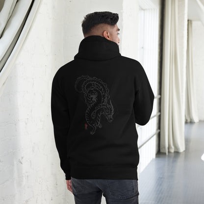 Premium Hoodie with Front/Back DRAGON Design