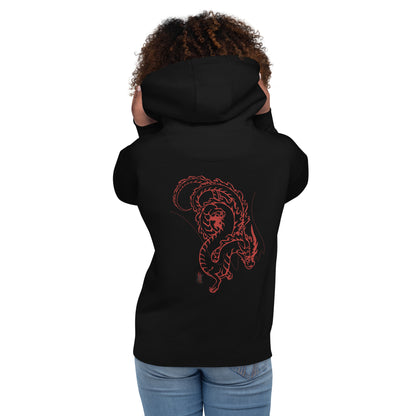 Premium Hoodie with Front/Back DRAGON Design