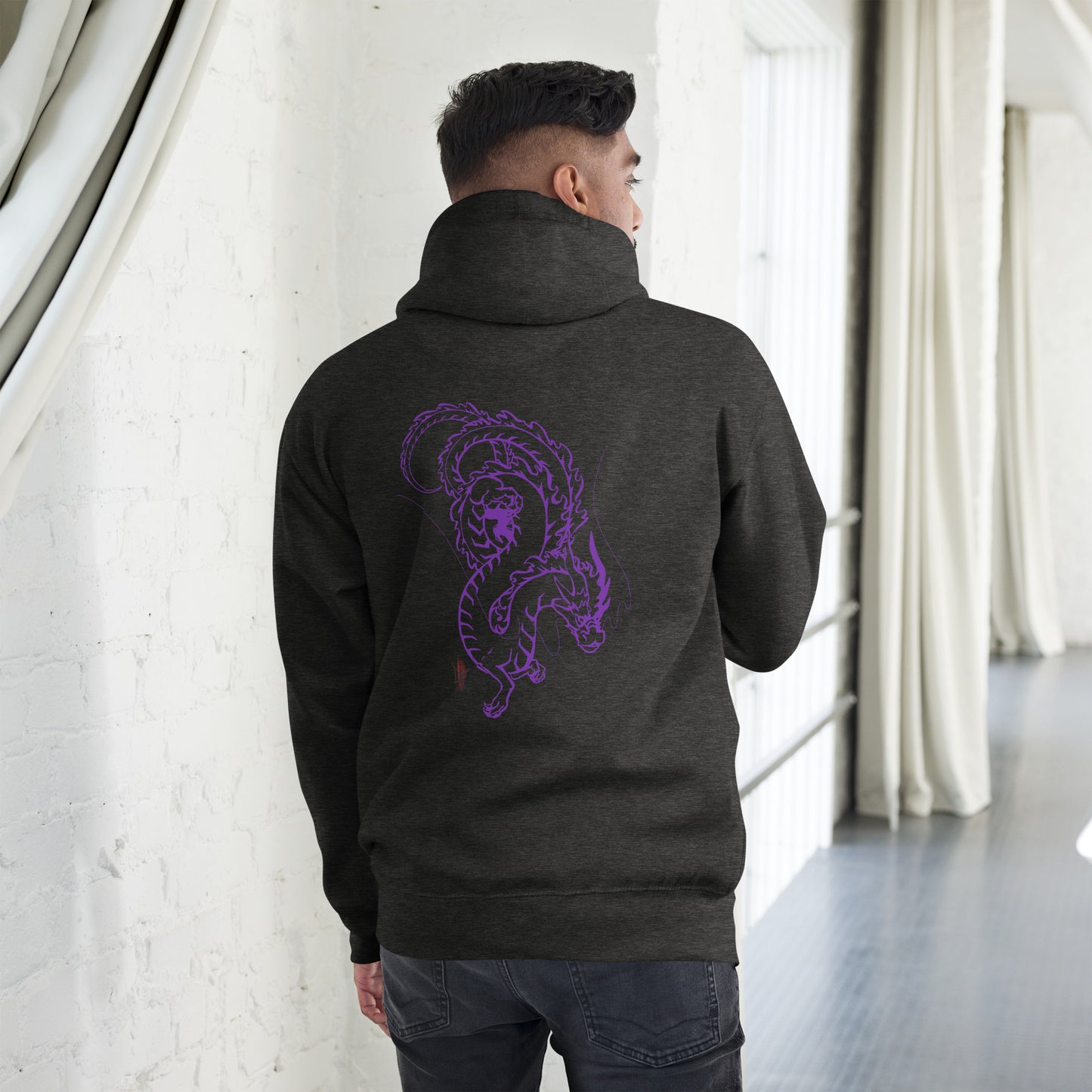 Premium Hoodie with Front/Back DRAGON Design