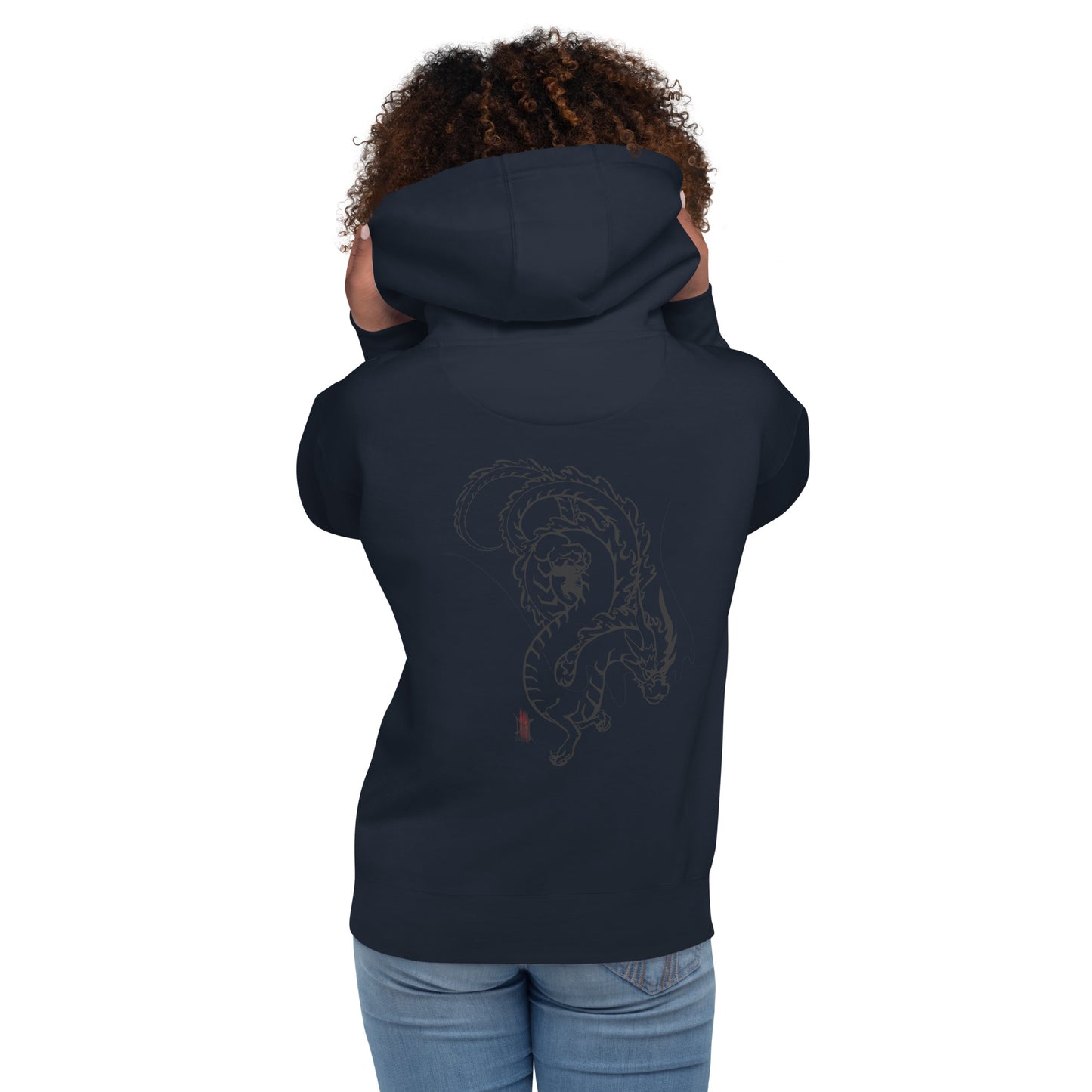 Premium Hoodie with Front/Back DRAGON Design