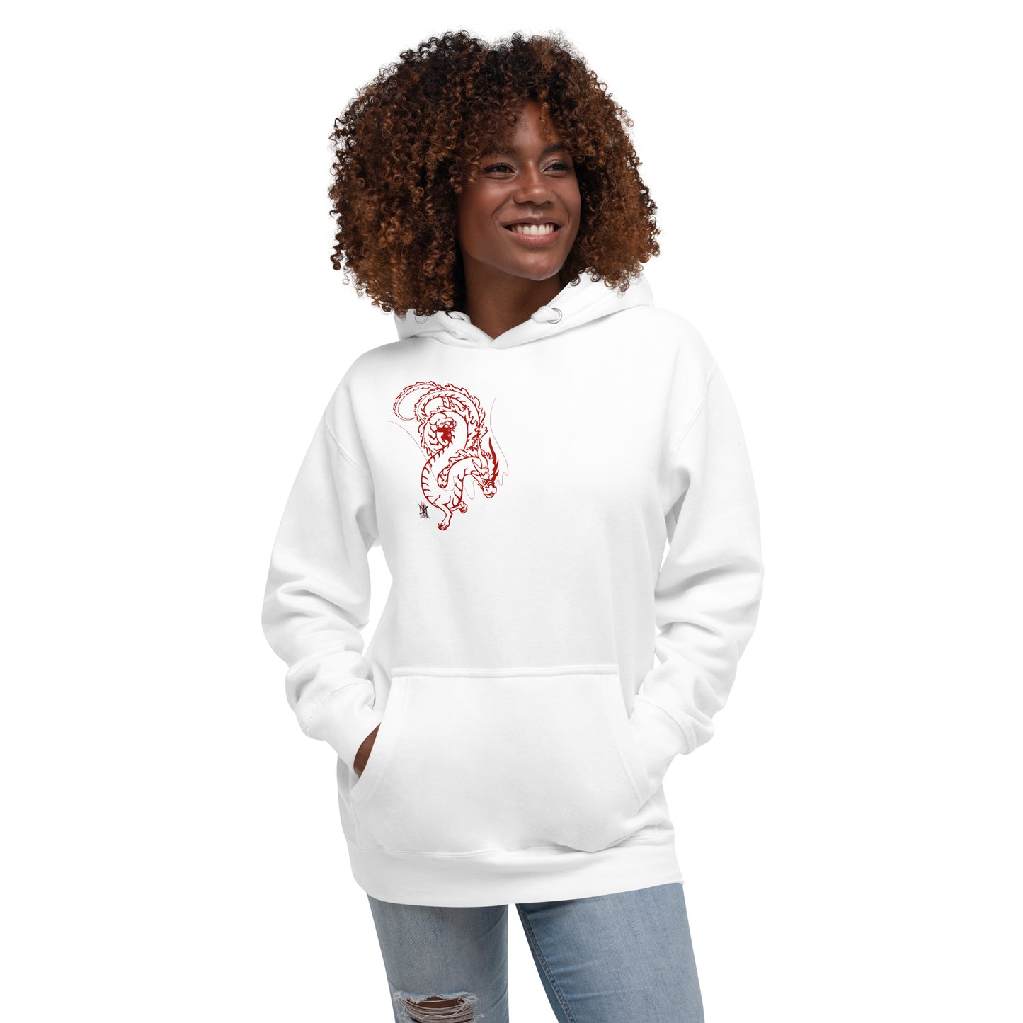 Premium Hoodie with Front/Back DRAGON Design